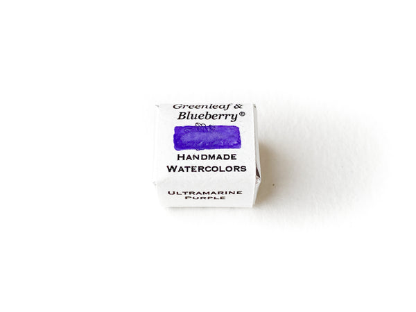 Indanthrone Blue Watercolor Paint, Full Pan – Greenleaf & Blueberry