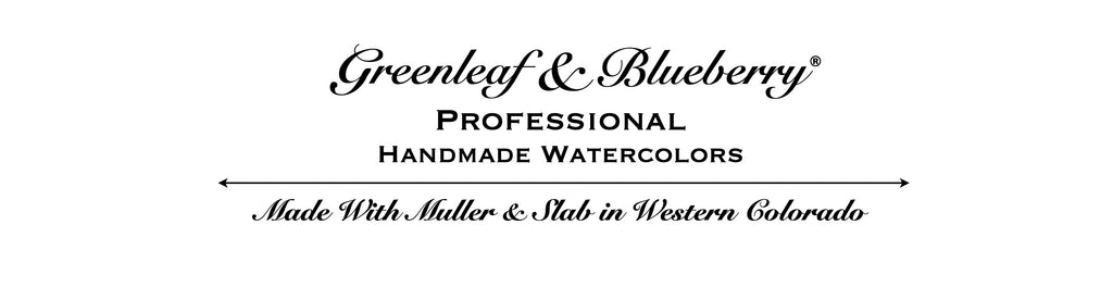 Hand-Carved Watercolor Paintbrushes – Greenleaf & Blueberry