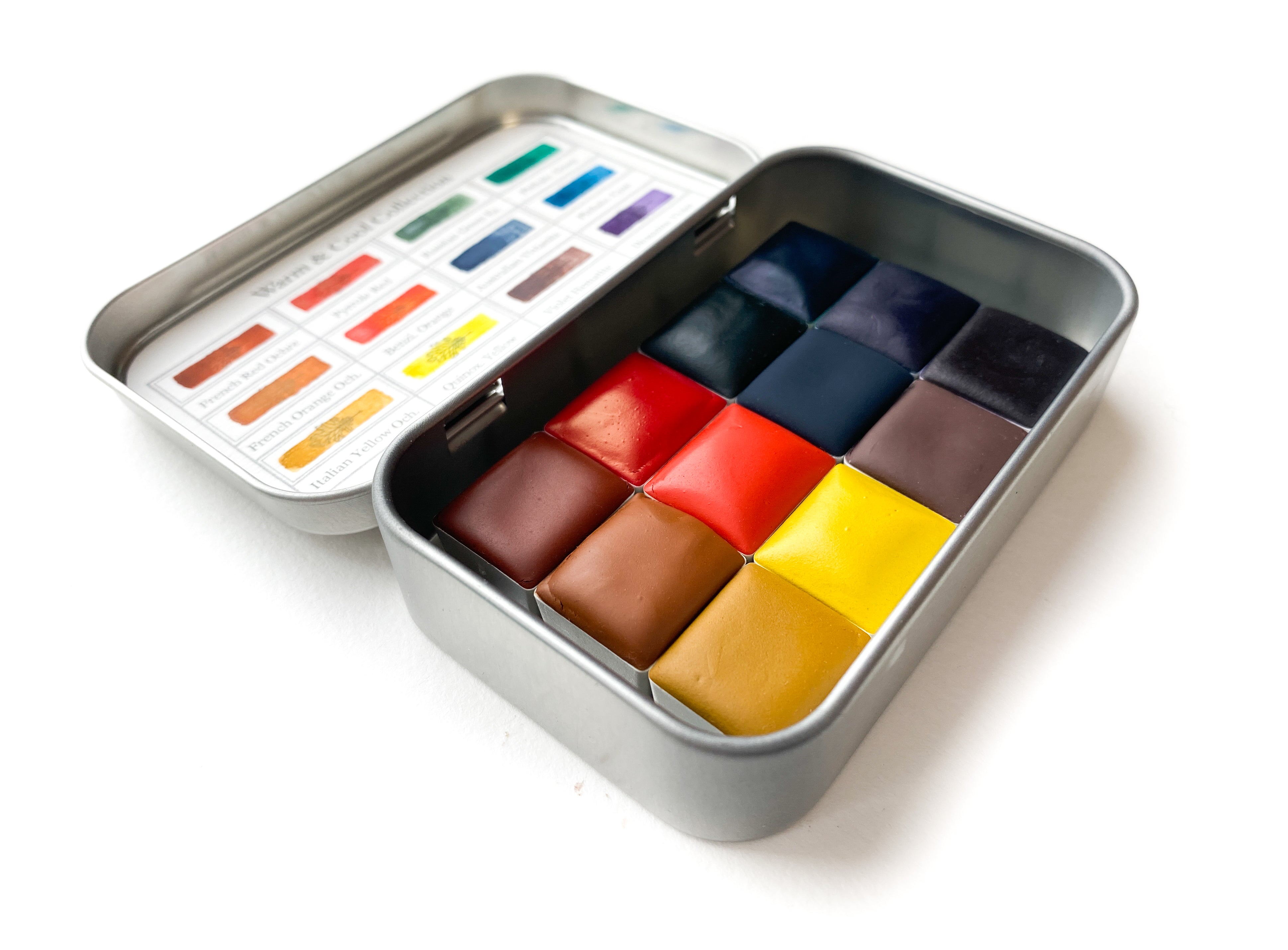 Awakening Set Watercolor Palette, Half-Pans – Greenleaf & Blueberry