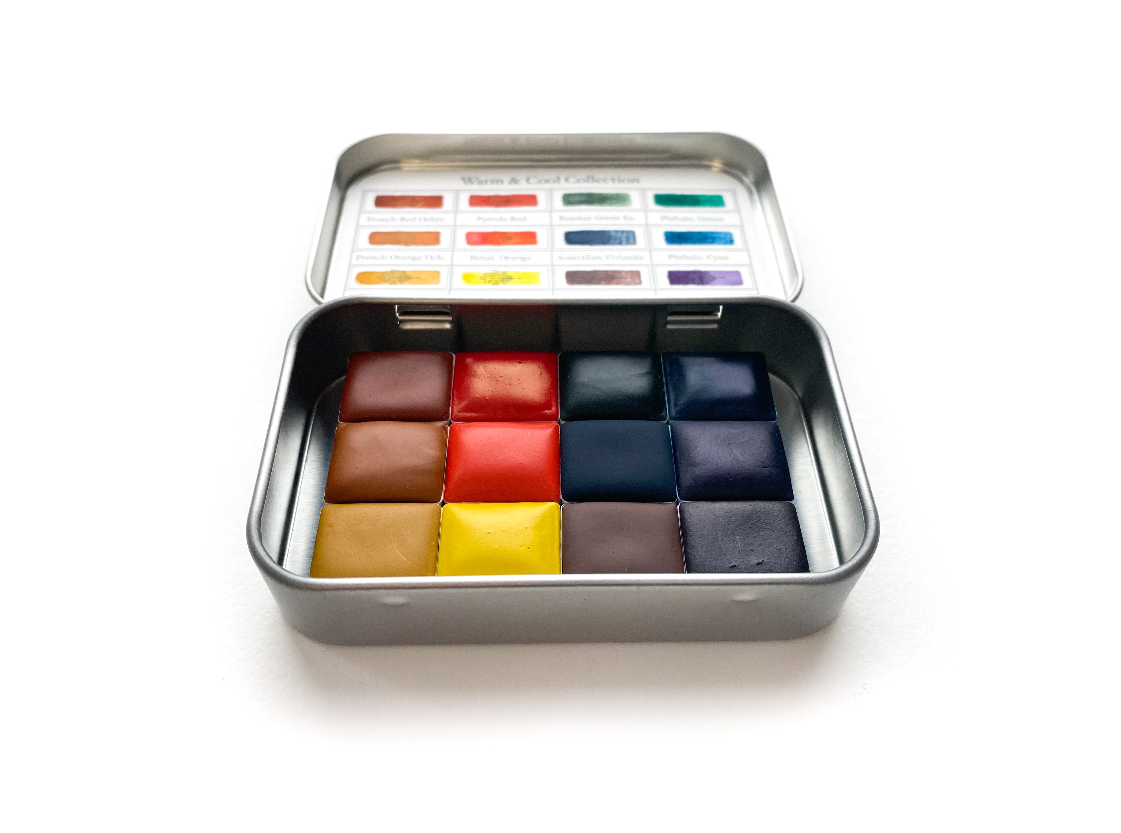 Lovely Handmade Watercolor paint palette - LIMITED edition 9 half pans in  vintage Typewriter Tin with water brush - Free Shipping in US